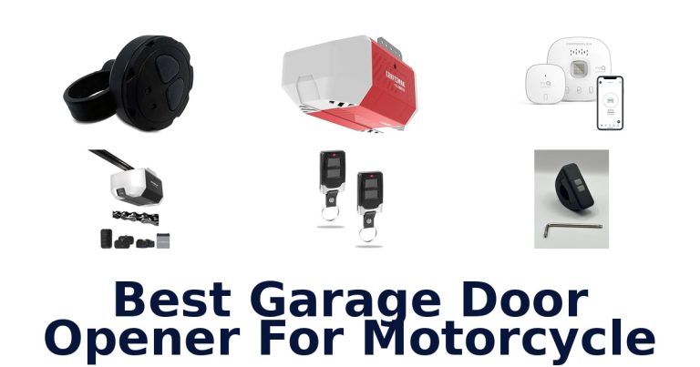 best garage door opener for motorcycle