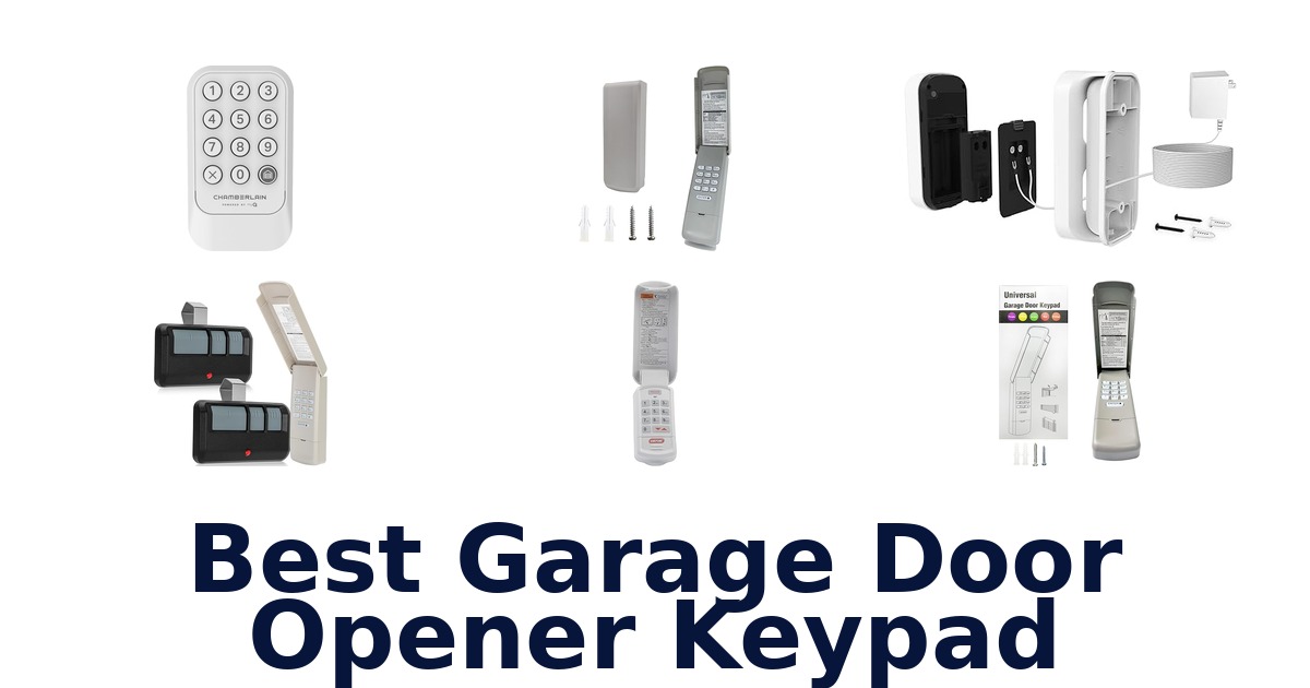 best garage door opener keypad