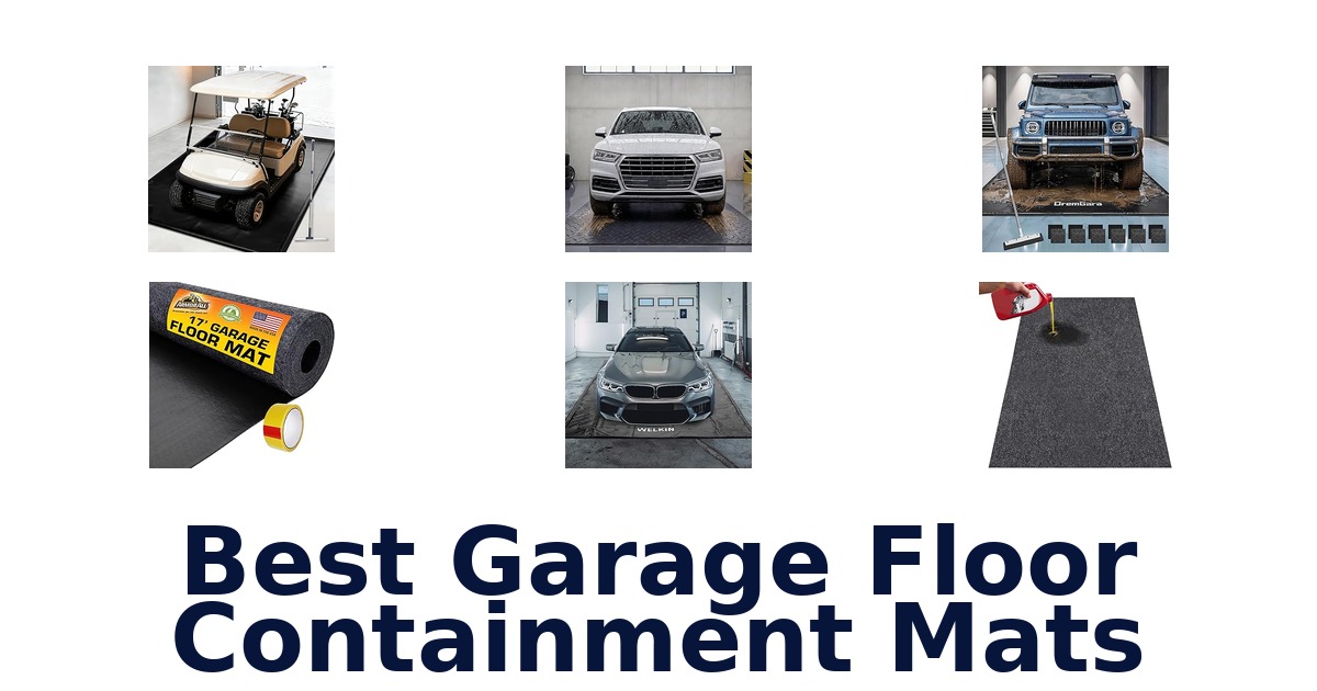 best garage floor containment mats
