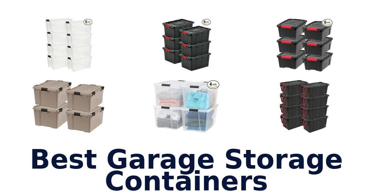 best garage storage containers
