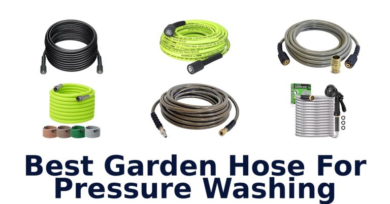 best garden hose for pressure washing