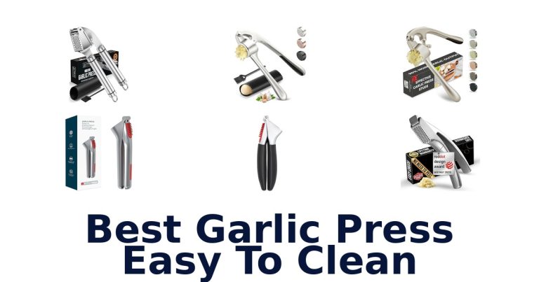 best garlic press easy to clean
