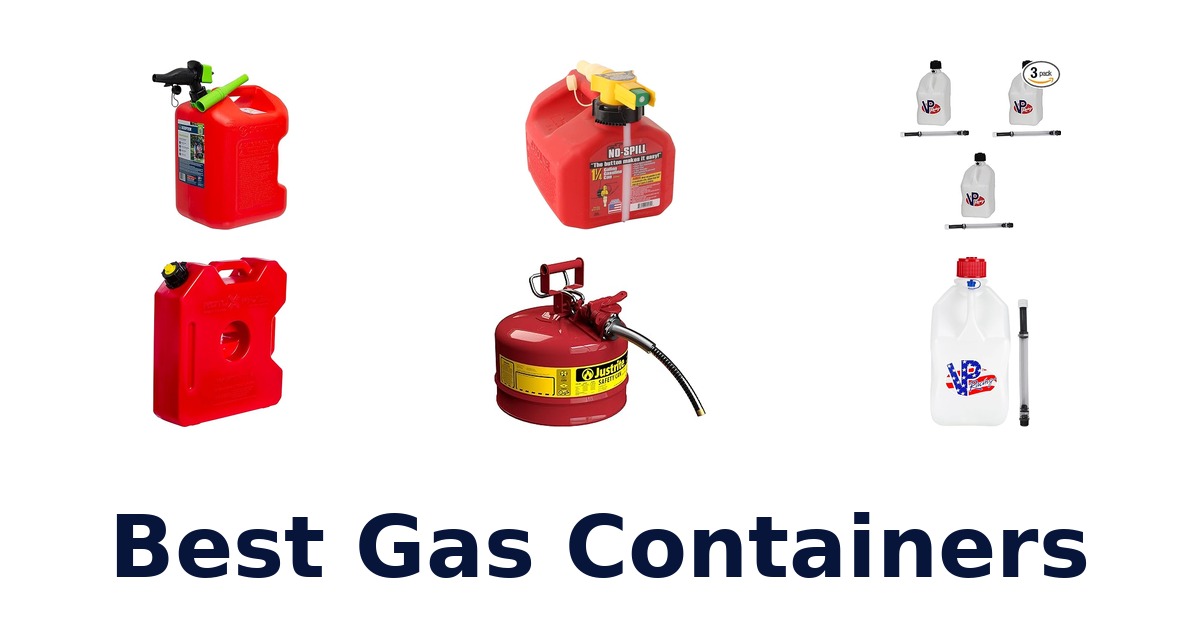 best gas containers
