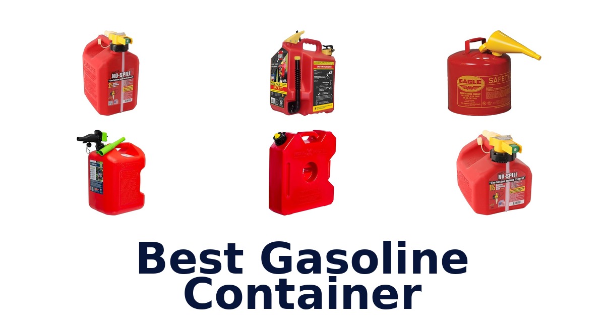 best gasoline container