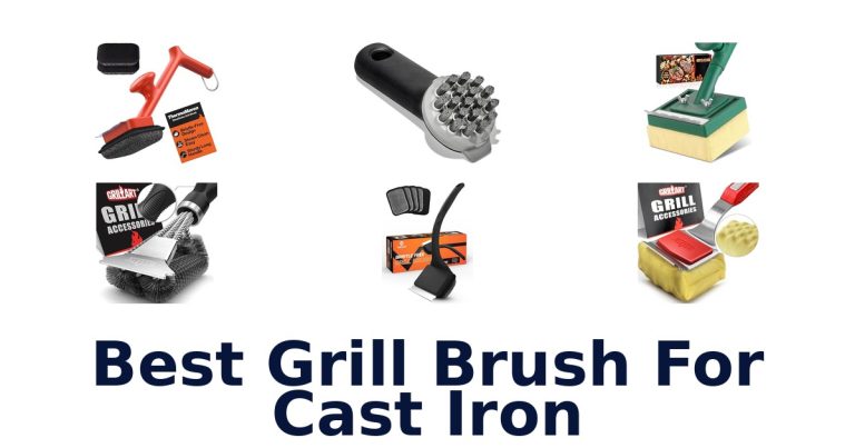 best grill brush for cast iron