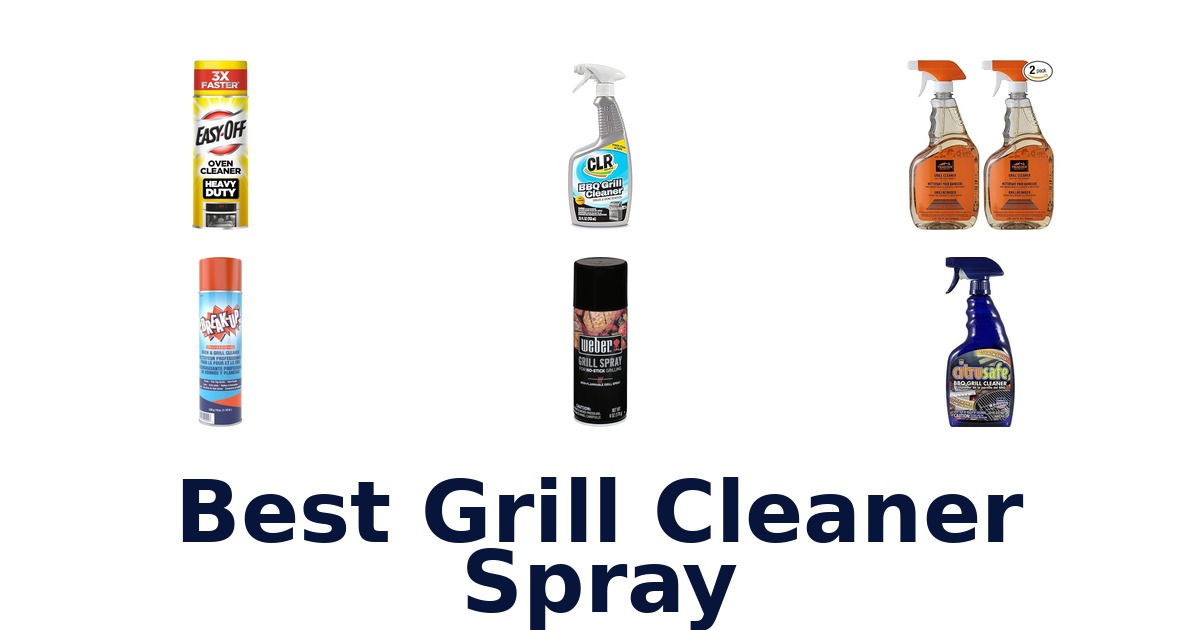 best grill cleaner spray