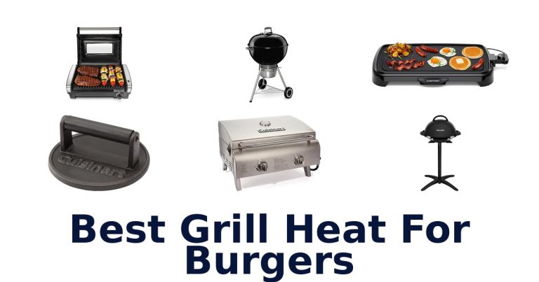 best grill heat for burgers