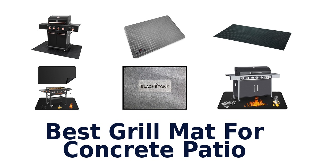 best grill mat for concrete patio
