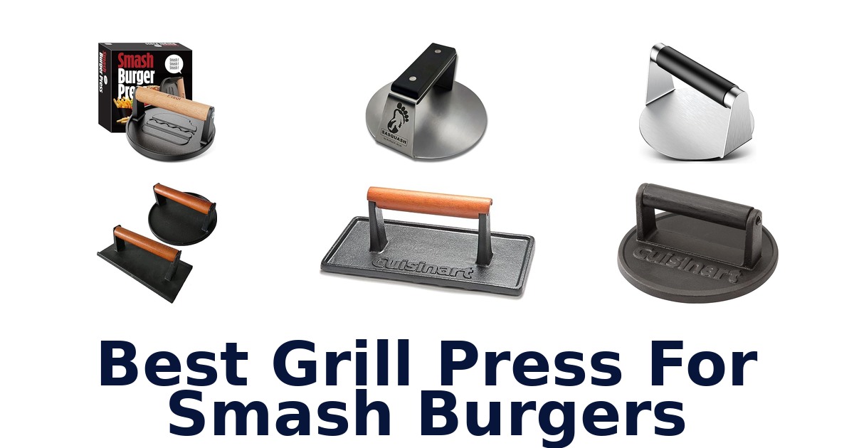 best grill press for smash burgers