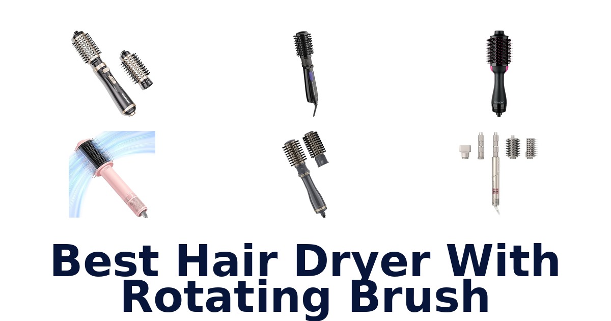 best hair dryer with rotating brush