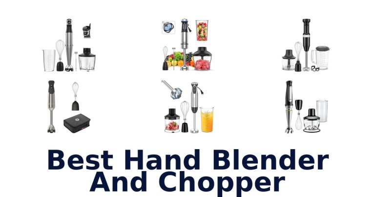 best hand blender and chopper