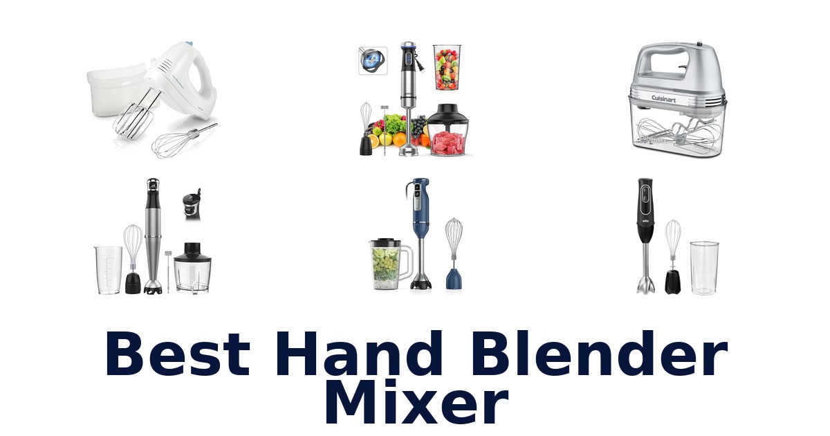 best hand blender mixer