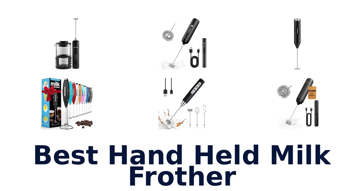 best hand held milk frother