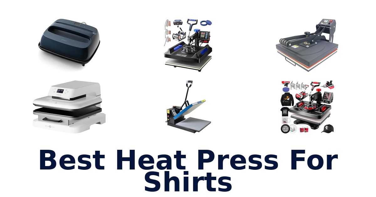 best heat press for shirts
