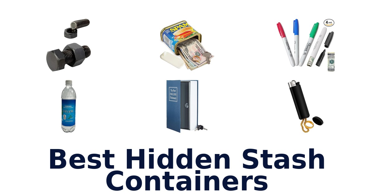 best hidden stash containers