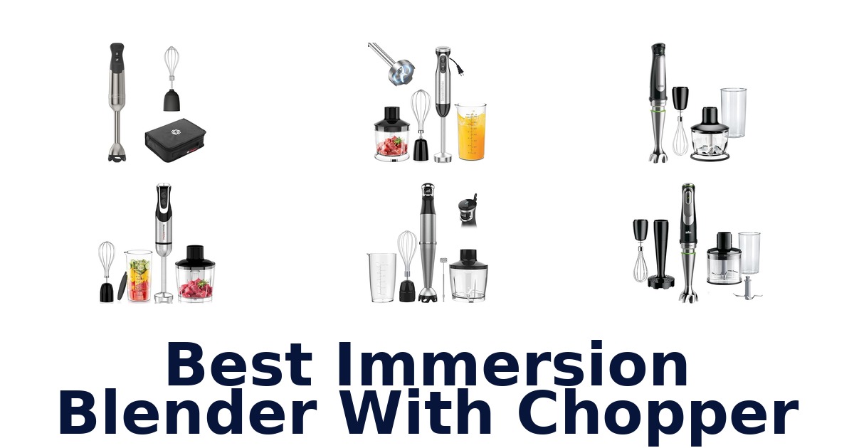 best immersion blender with chopper
