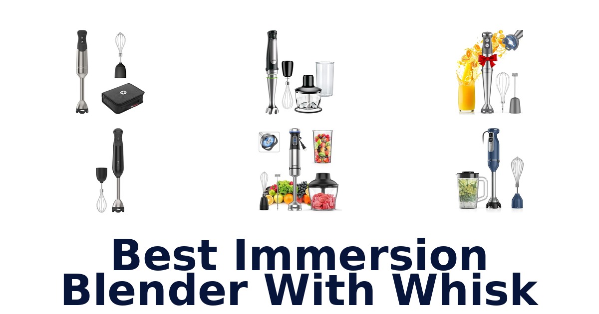 best immersion blender with whisk