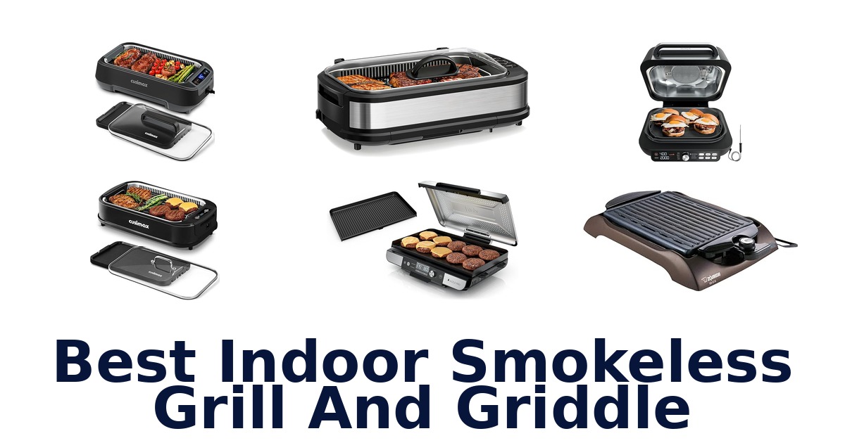 best indoor smokeless grill and griddle