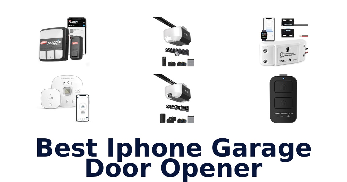 best iphone garage door opener