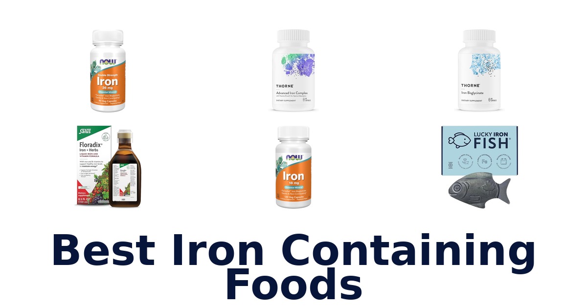 best iron containing foods