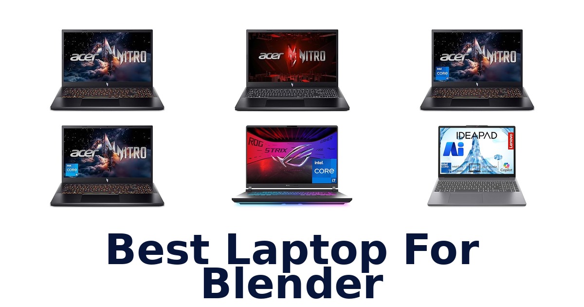 best laptop for blender