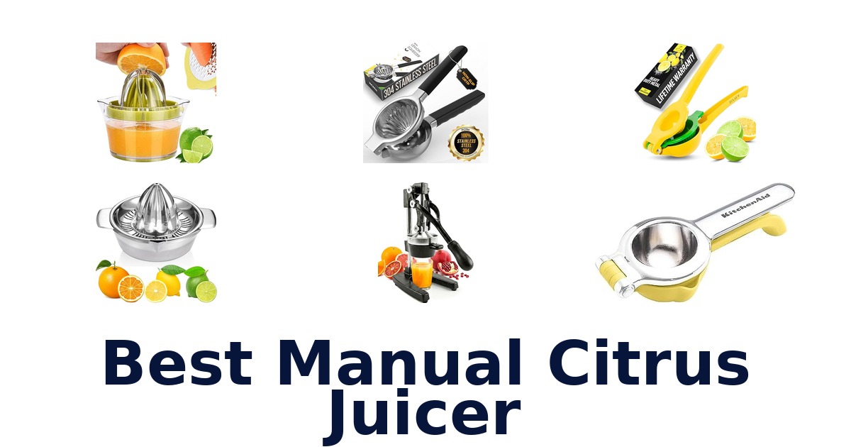 best manual citrus juicer