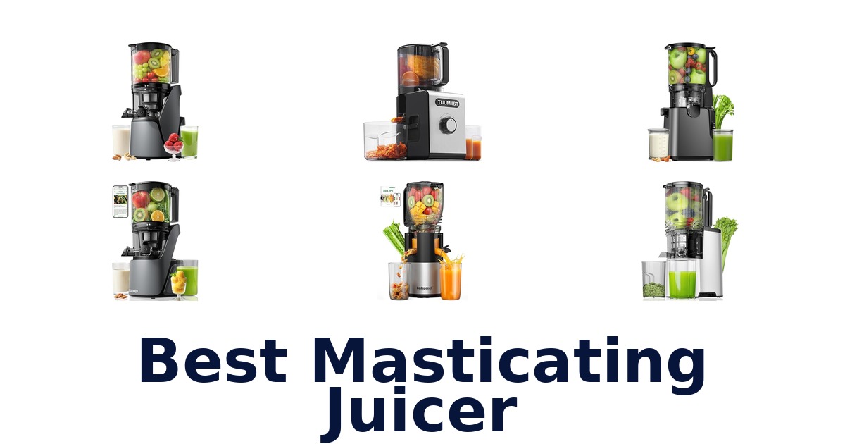 best masticating juicer
