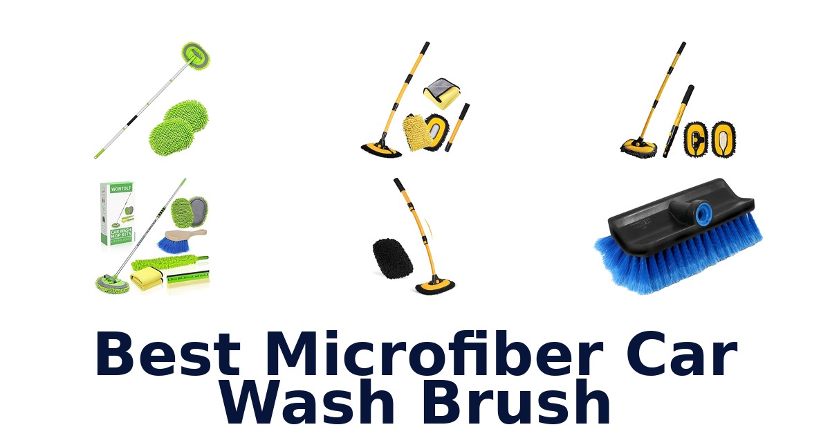 best microfiber car wash brush