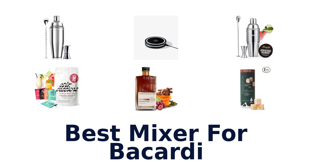 best mixer for bacardi