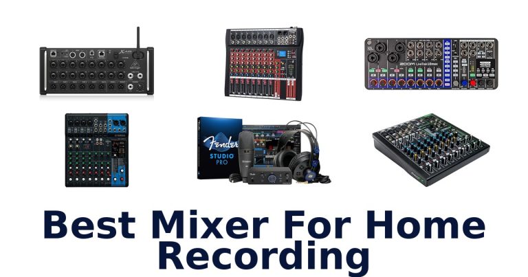 best mixer for home recording