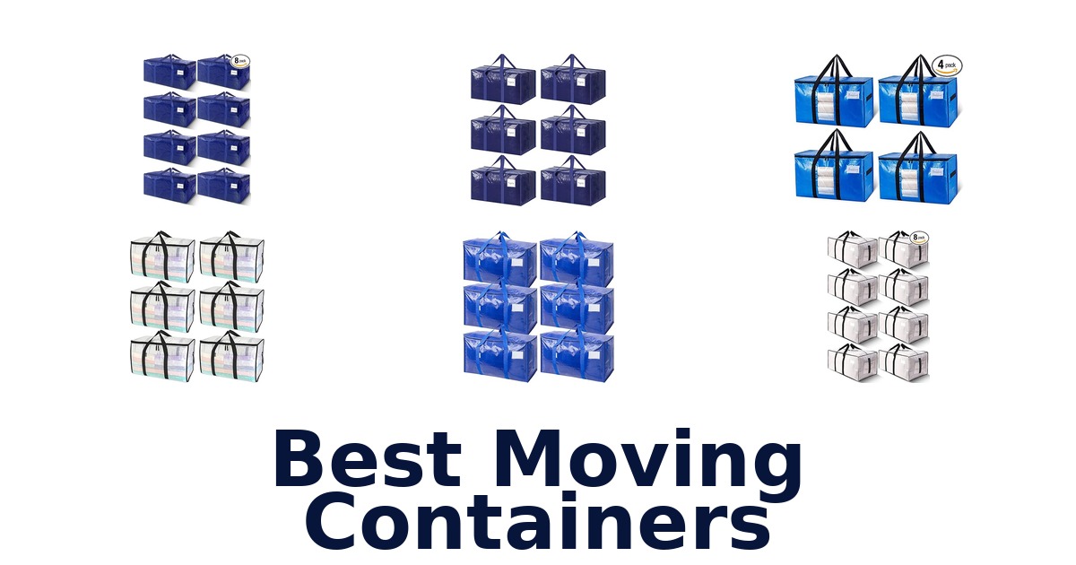 best moving containers