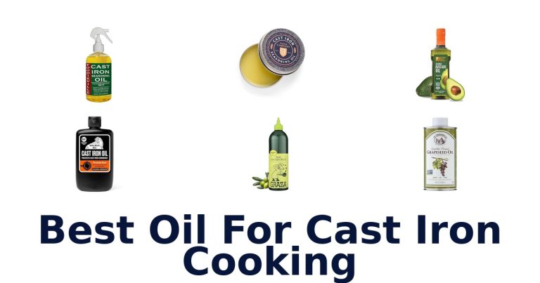 best oil for cast iron cooking