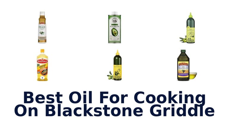 best oil for cooking on blackstone griddle