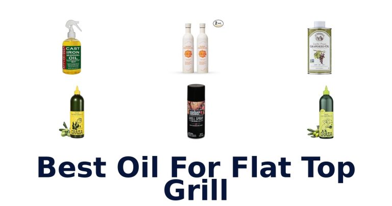 best oil for flat top grill