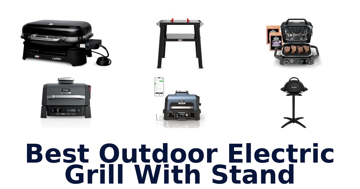 best outdoor electric grill with stand