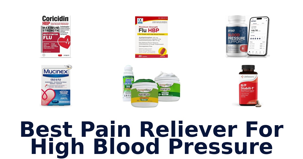 best pain reliever for high blood pressure
