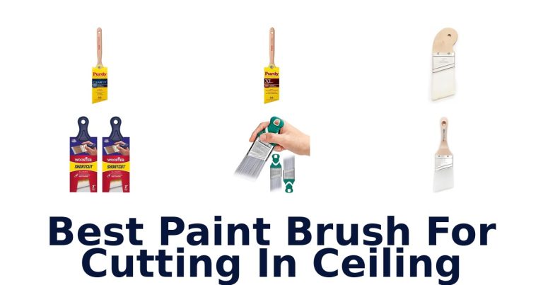 best paint brush for cutting in ceiling