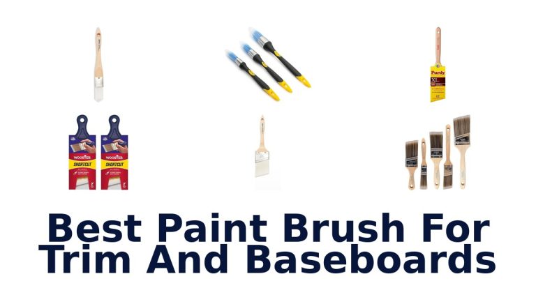 best paint brush for trim and baseboards