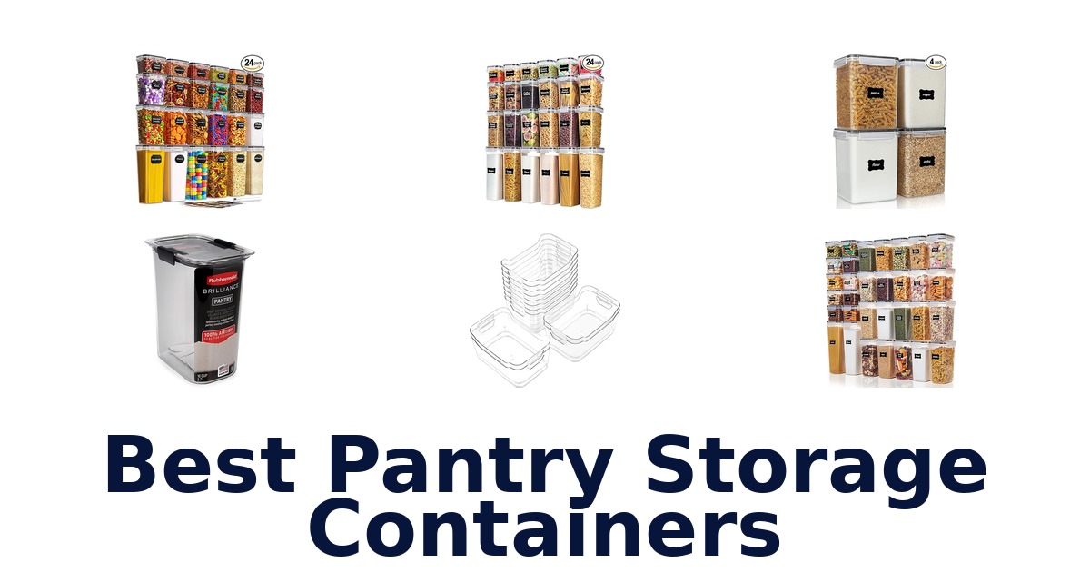 best pantry storage containers