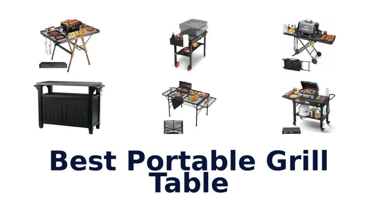 best portable grill table
