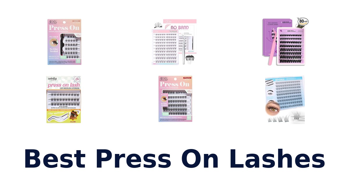 best press on lashes