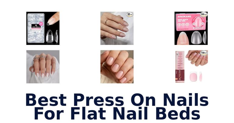 best press on nails for flat nail beds