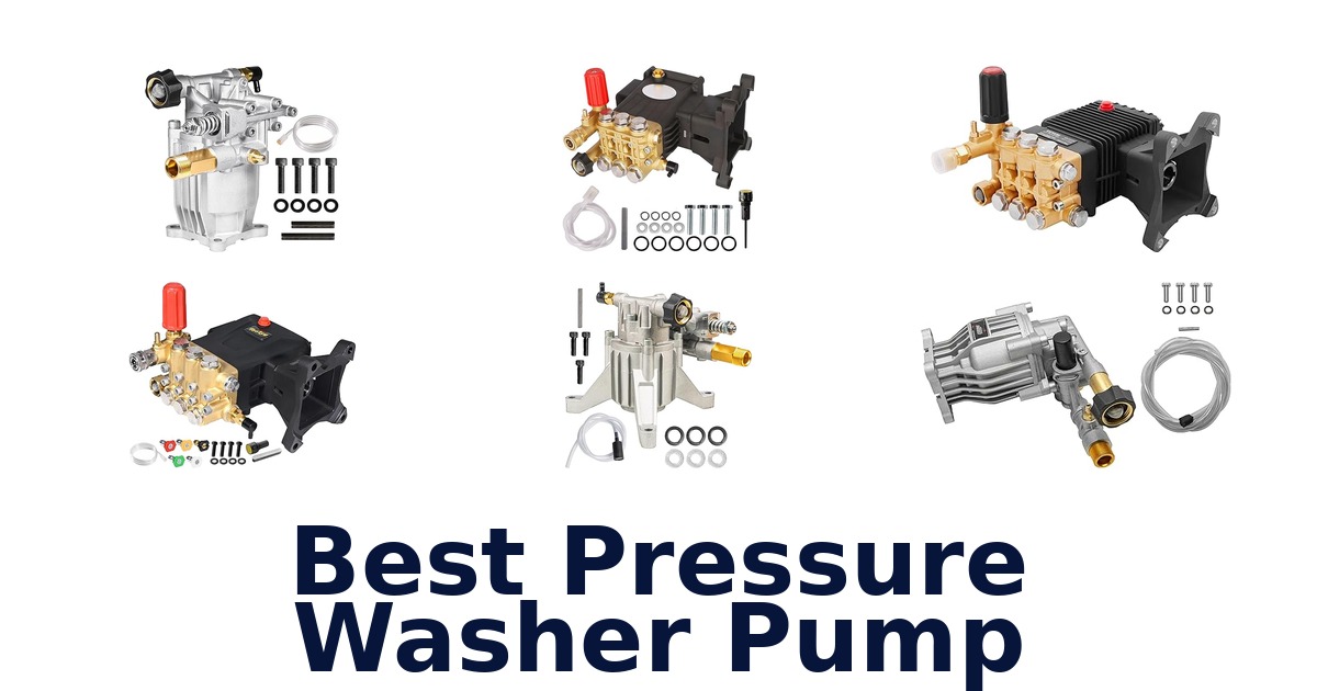 best pressure washer pump
