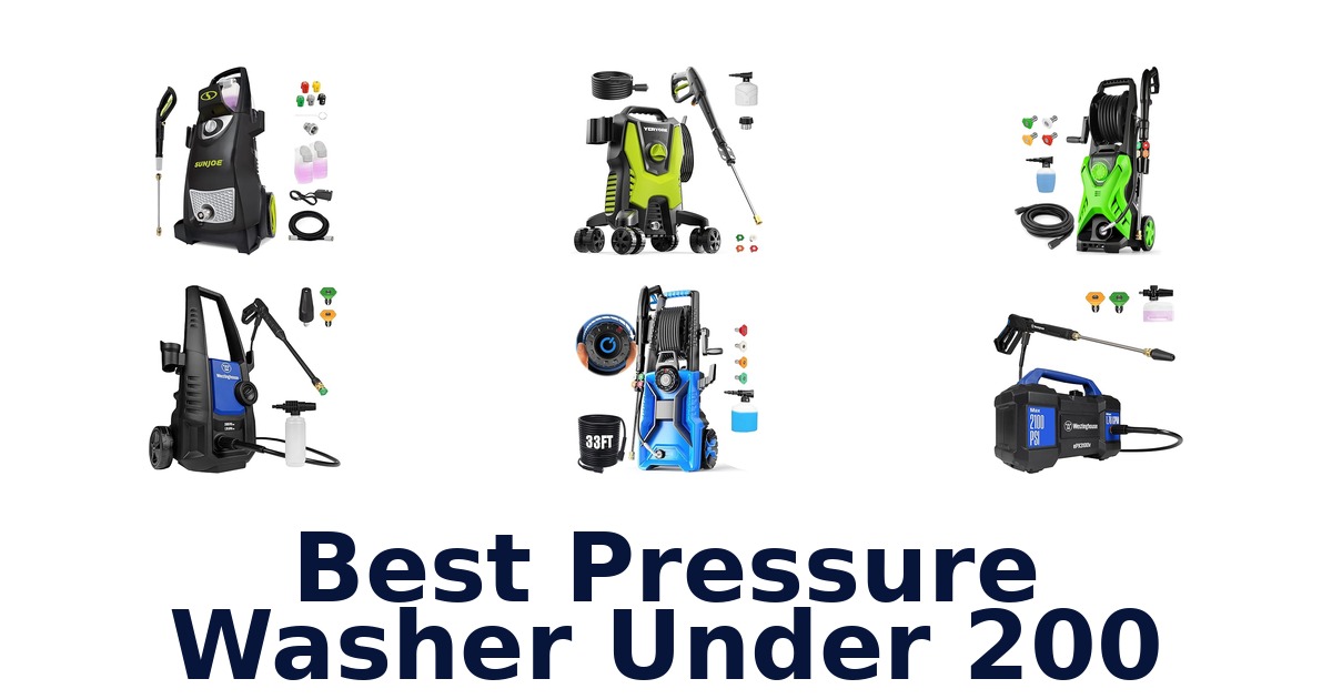 best pressure washer under 200