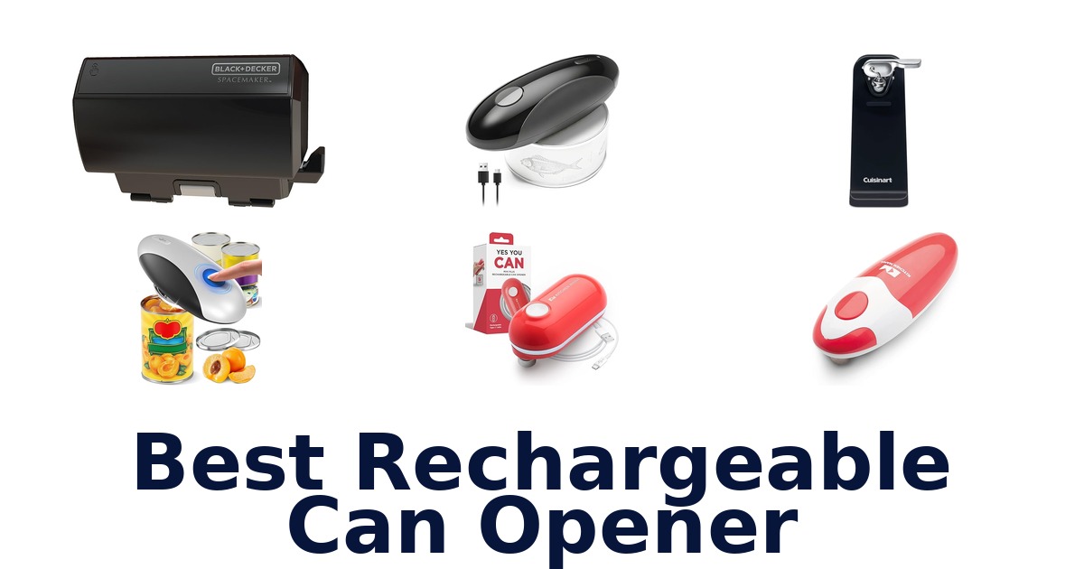 best rechargeable can opener