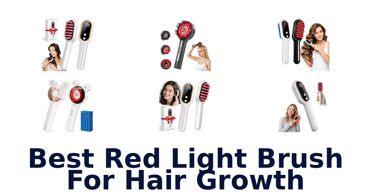best red light brush for hair growth