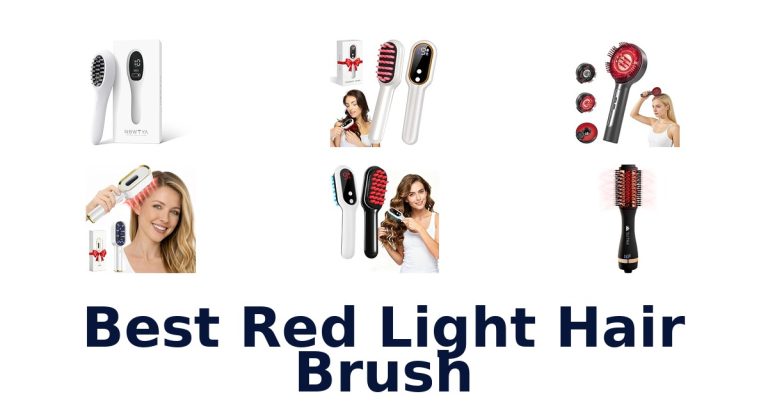 best red light hair brush