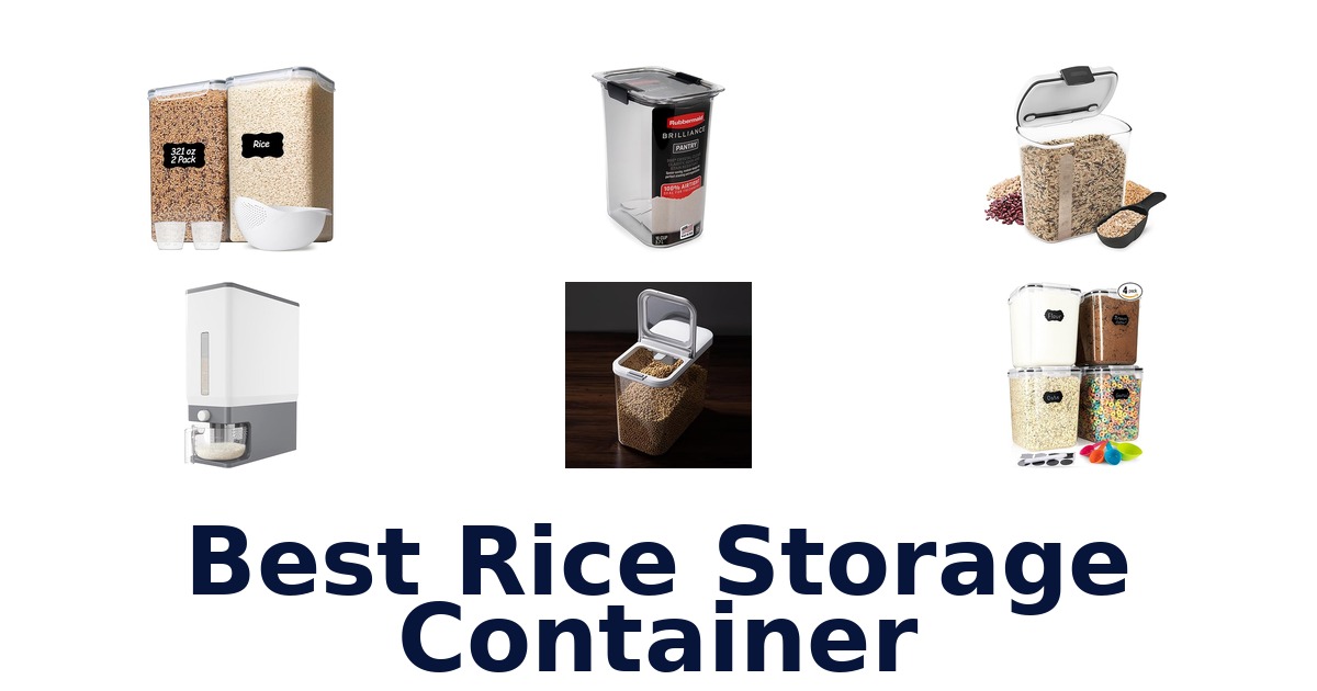 best rice storage container