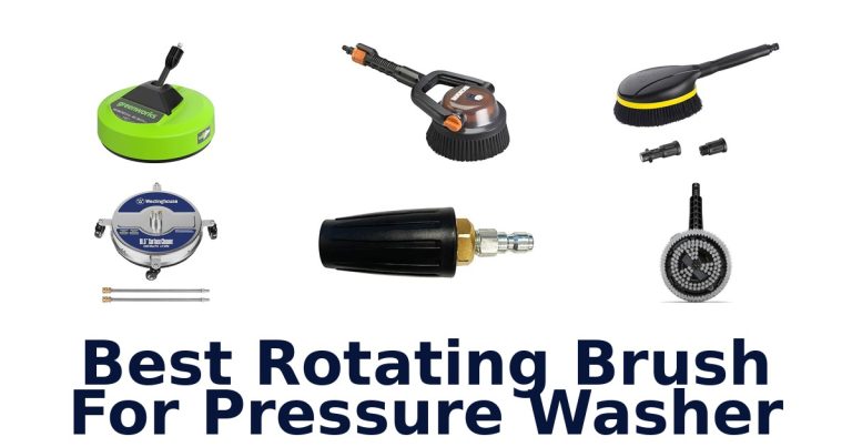 best rotating brush for pressure washer