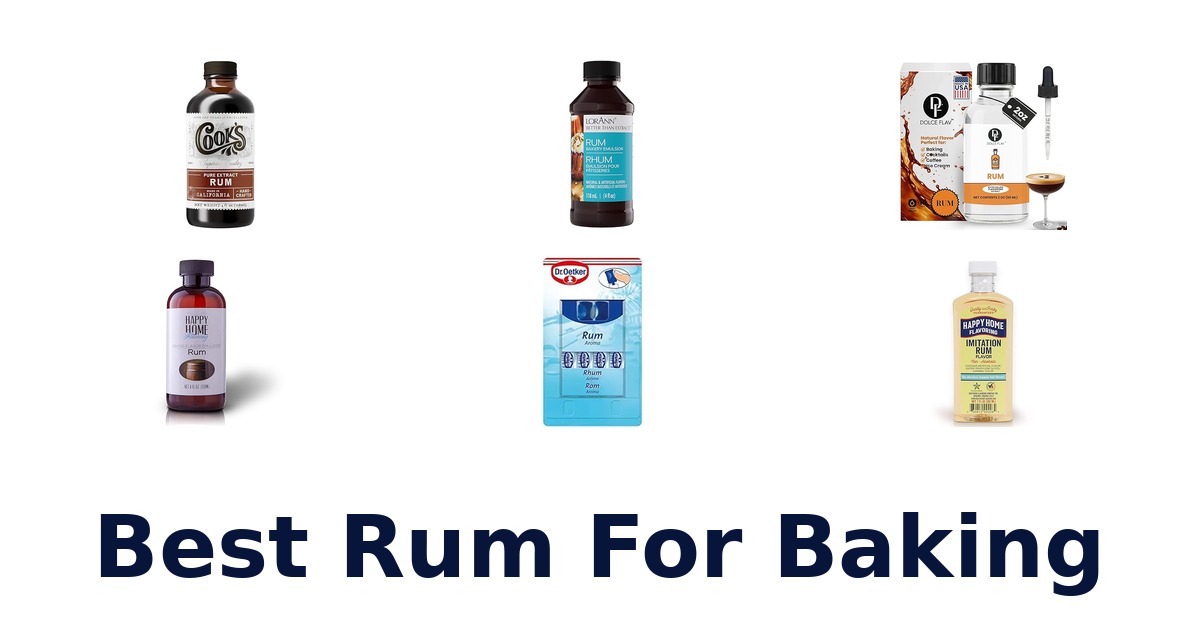 best rum for baking